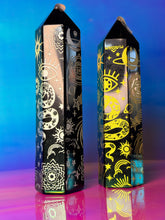 Load image into Gallery viewer, Celestial black obsidian towers