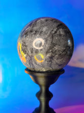 Load image into Gallery viewer, Grey quartz sphere