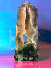 Load image into Gallery viewer, Large statement tower Moss agate