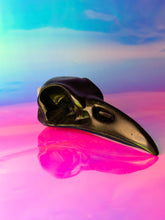 Load image into Gallery viewer, Black obsidian crow skull