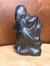 Load image into Gallery viewer, Obsidian grim reaper tombstone carving