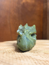 Load image into Gallery viewer, Green jade dragon skull