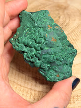 Load image into Gallery viewer, Raw velvet bubble malachite