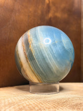 Load image into Gallery viewer, Large high quality blue onyx sphere