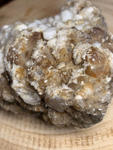 Load image into Gallery viewer, XL raw amber honey calcite sugar cluster