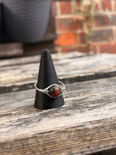 Load image into Gallery viewer, Handmade wire wrap ring - Red tigers eye