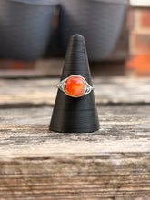 Load image into Gallery viewer, Handmade wire wrap ring - Carnelian