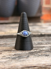 Load image into Gallery viewer, Handmade wire wrap ring - Small bead sodalite