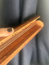 Load image into Gallery viewer, Solid Mango Wood Incense Sticks Storage Chest Box with Built in Ash Catcher