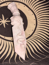Load image into Gallery viewer, Pink Opal Snake Dagger