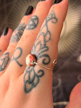 Load image into Gallery viewer, Faceted shoushun jasper adjustable ring