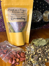 Load image into Gallery viewer, Magickal loose incense spell blends with crystals