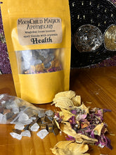 Load image into Gallery viewer, Magickal loose incense spell blends with crystals