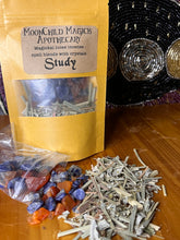 Load image into Gallery viewer, Magickal loose incense spell blends with crystals