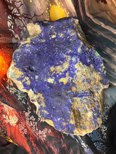 Load image into Gallery viewer, XXL raw azurite specimen raw crystal with malachite inclusions statement piece 4kg