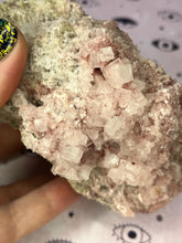 Load image into Gallery viewer, Raw pink halite crystal specimen
