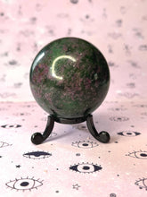 Load image into Gallery viewer, Ruby in fuchsite crystal sphere
