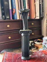 Load image into Gallery viewer, Taxidermy real animal bone gothic column spell candle holders