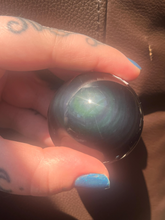 Load image into Gallery viewer, Rainbow obsidian crystal spheres