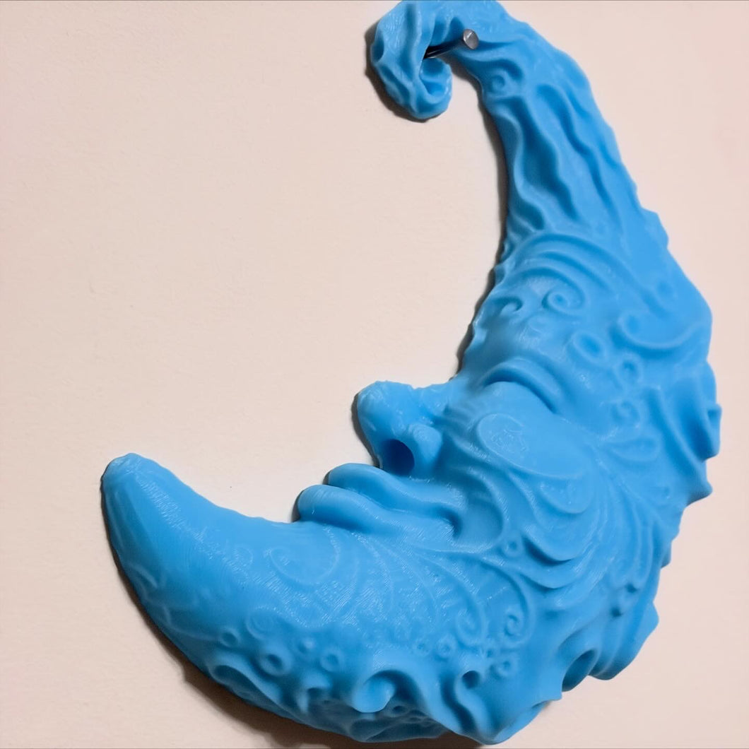 Glow in the dark moon face