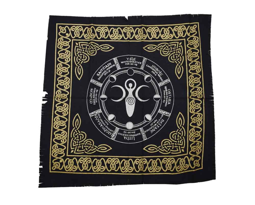 Triple goddess altar cloth