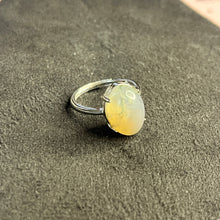 Load image into Gallery viewer, Moss agate oval rings
