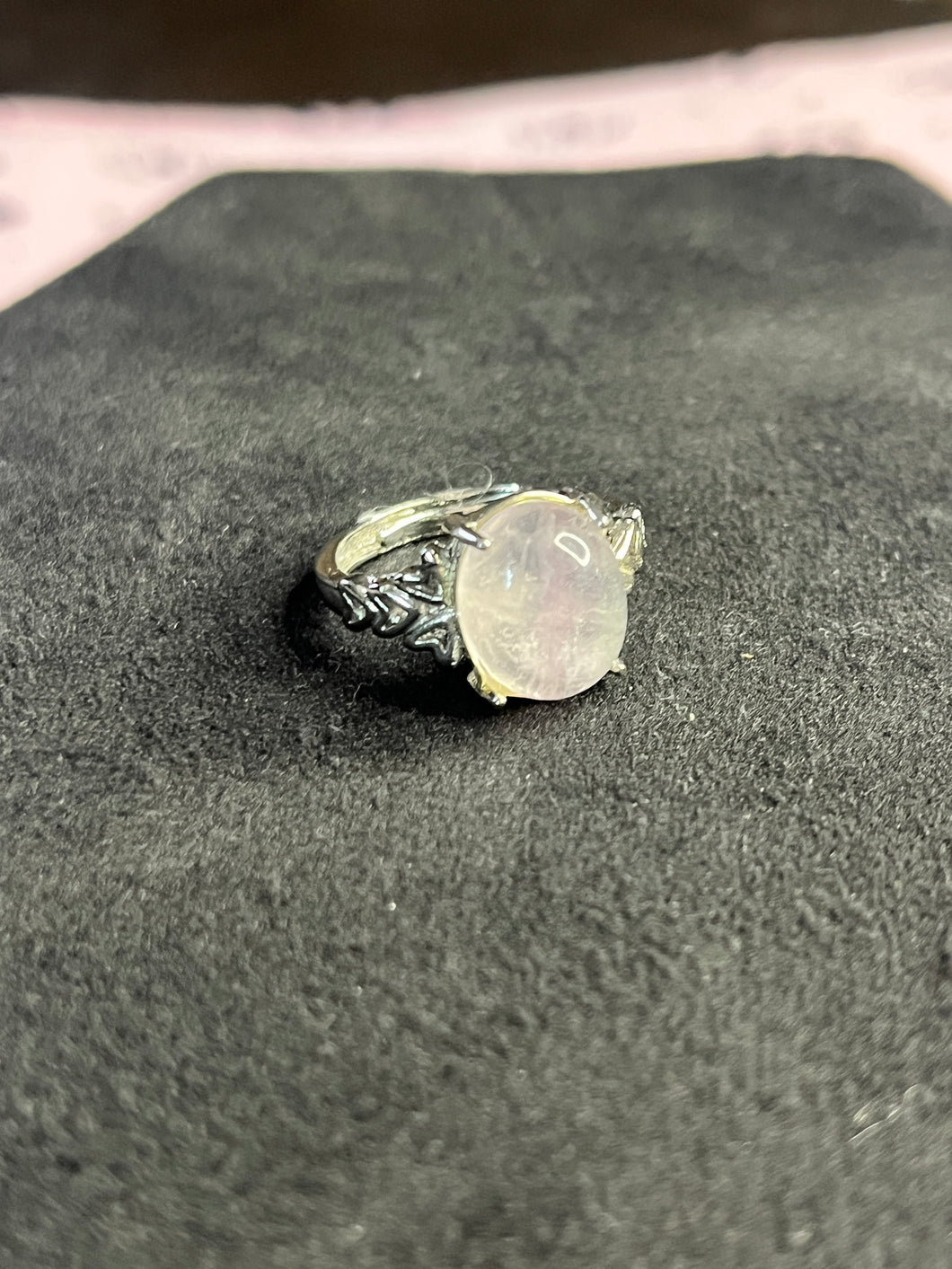 Fluorite purple oval rings