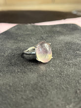 Load image into Gallery viewer, Fluorite purple oval rings

