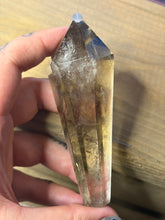 Load image into Gallery viewer, Smokey Quartz wand with free stand
