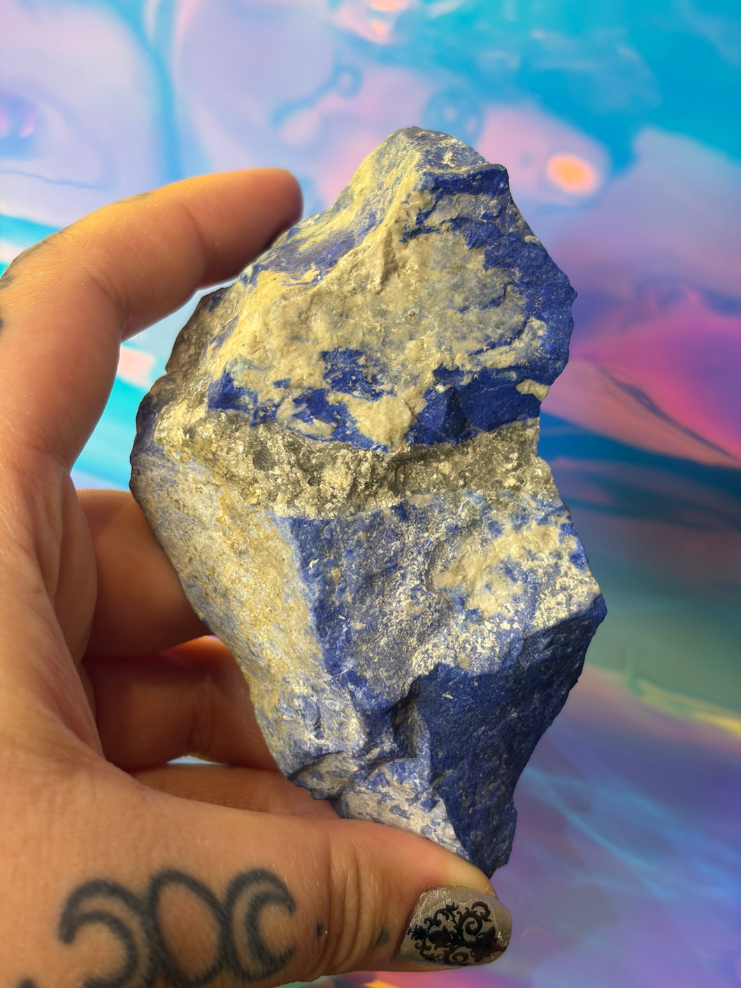 Raw sodalite chunk
