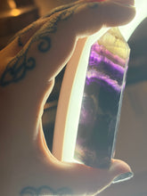 Load image into Gallery viewer, Rainbow fluorite tower D
