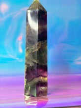 Load image into Gallery viewer, Rainbow fluorite tower E
