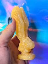 Load image into Gallery viewer, Orange calcite angel
