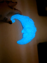 Load image into Gallery viewer, Glow in the dark moon face
