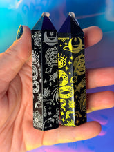 Load image into Gallery viewer, Celestial black obsidian towers
