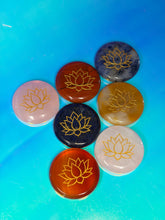 Load image into Gallery viewer, Lotus crystal coins
