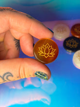 Load image into Gallery viewer, Lotus crystal coins
