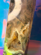 Load image into Gallery viewer, Large statement tower Moss agate
