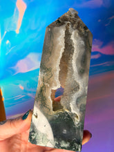 Load image into Gallery viewer, Large statement tower Moss agate
