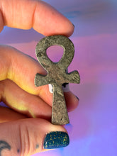 Load image into Gallery viewer, Pyrite ankh
