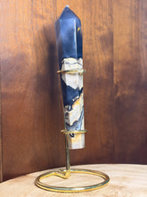 Load image into Gallery viewer, Volcano agate wand with display stand
