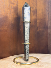 Load image into Gallery viewer, Pyrite wand wind display stand
