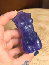 Load image into Gallery viewer, Purple fluorite goddess body
