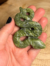 Load image into Gallery viewer, Green jade snake

