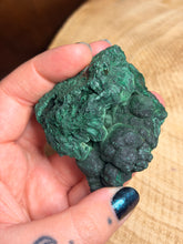 Load image into Gallery viewer, Raw velvet bubble malachite
