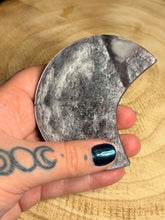 Load image into Gallery viewer, Gem lepidolite moon
