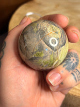 Load image into Gallery viewer, Money agate sphere
