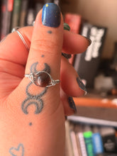 Load image into Gallery viewer, Handmade wire wrap ring - Shoushun Jasper
