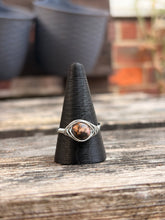 Load image into Gallery viewer, Handmade wire wrap ring - Rhodonite
