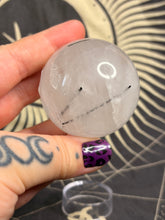 Load image into Gallery viewer, Tourmaline In Quartz Sphere
